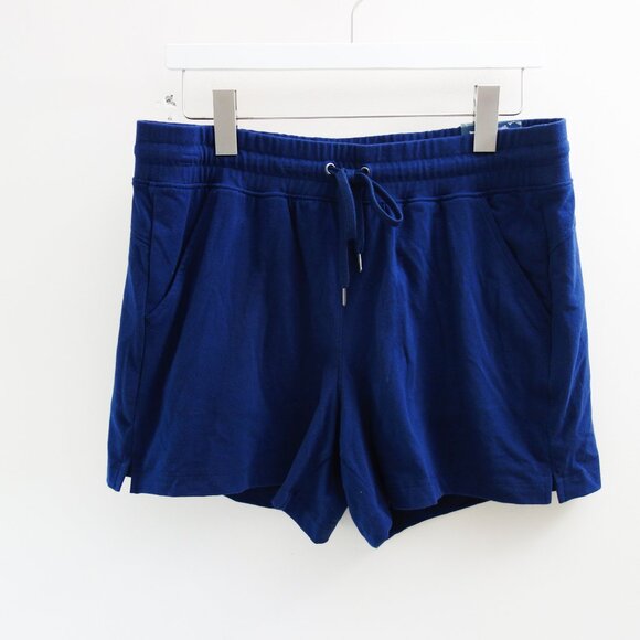 Tek Gear Women's Essential Mid Rise Athletic Shorts Navy (L) NWT! - Picture 2 of 7
